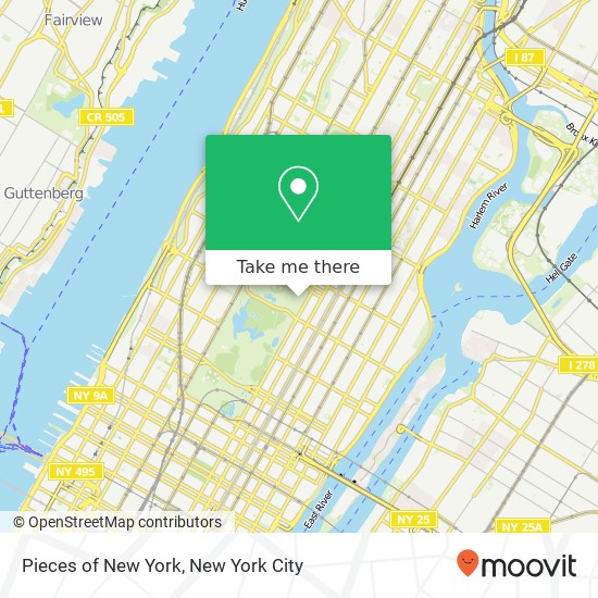 Mapa de Pieces of New York