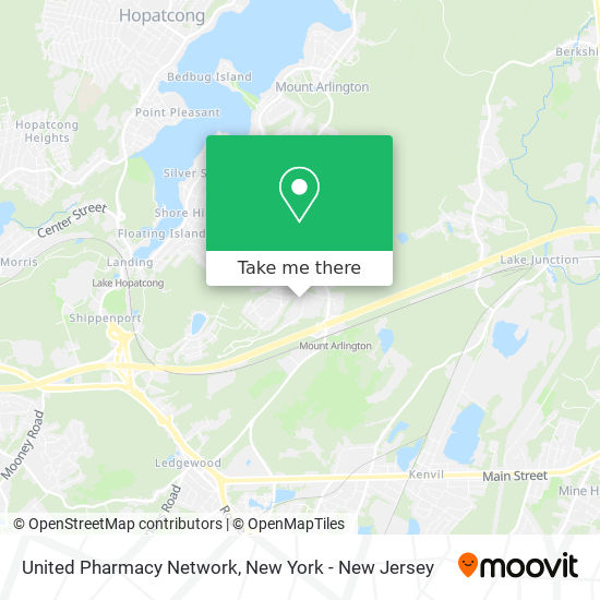 United Pharmacy Network map