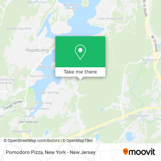 Mapa de Pomodoro Pizza