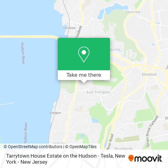 Mapa de Tarrytown House Estate on the Hudson - Tesla