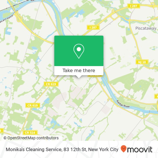 Monika's Cleaning Service, 83 12th St map