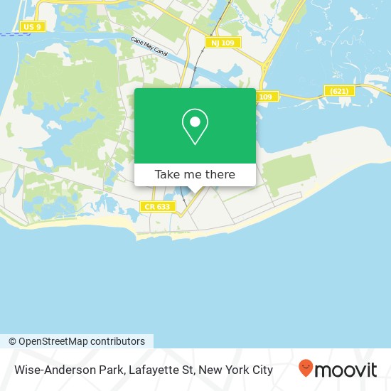 Mapa de Wise-Anderson Park, Lafayette St