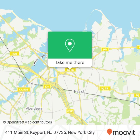 411 Main St, Keyport, NJ 07735 map