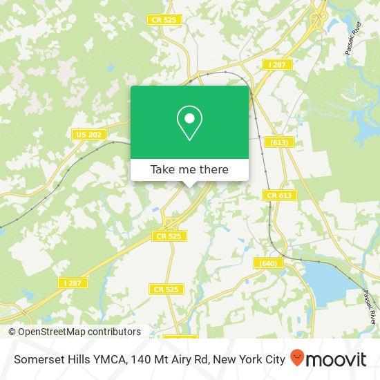 Mapa de Somerset Hills YMCA, 140 Mt Airy Rd