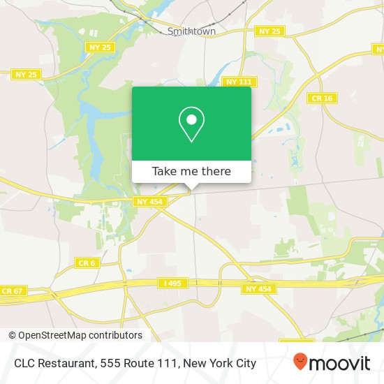 Mapa de CLC Restaurant, 555 Route 111