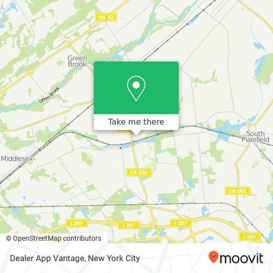 Dealer App Vantage map