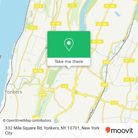 332 Mile Square Rd, Yonkers, NY 10701 map