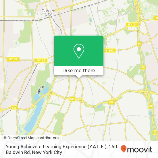 Young Achievers Learning Experience (Y.A.L.E.), 160 Baldwin Rd map