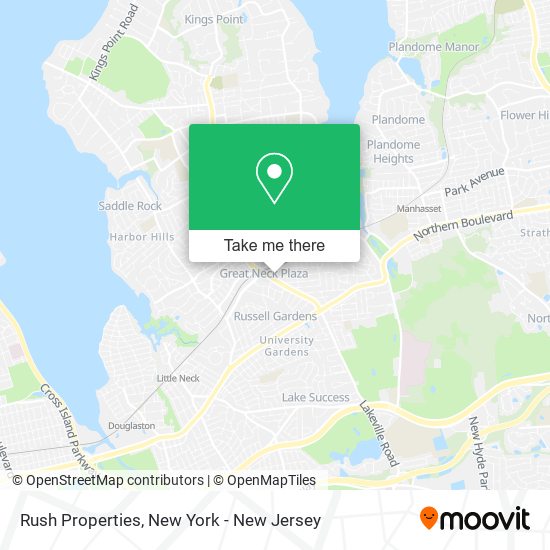 Rush Properties map