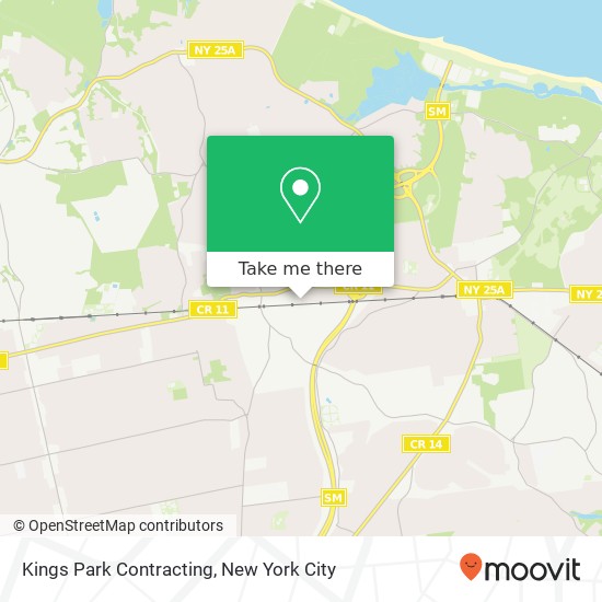 Mapa de Kings Park Contracting