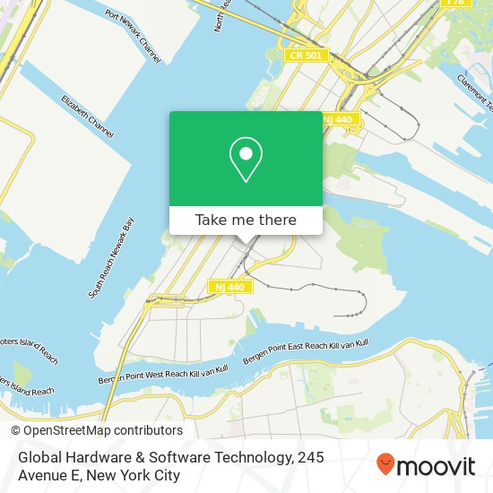 Global Hardware & Software Technology, 245 Avenue E map