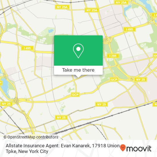 Allstate Insurance Agent: Evan Kanarek, 17918 Union Tpke map