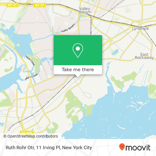 Mapa de Ruth Rohr Otr, 11 Irving Pl