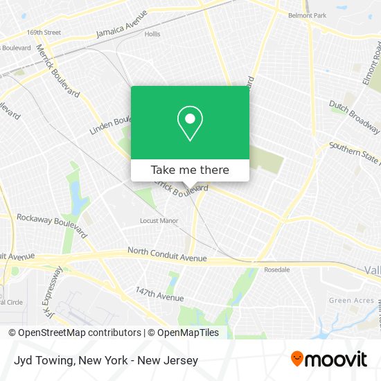 Jyd Towing map