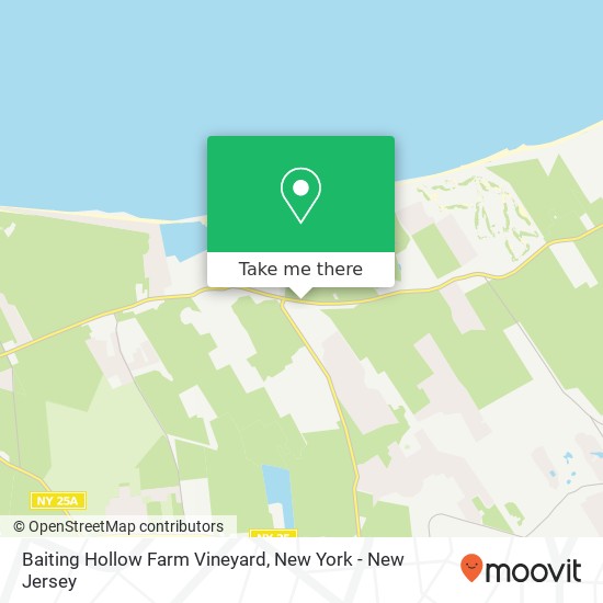 Baiting Hollow Farm Vineyard map