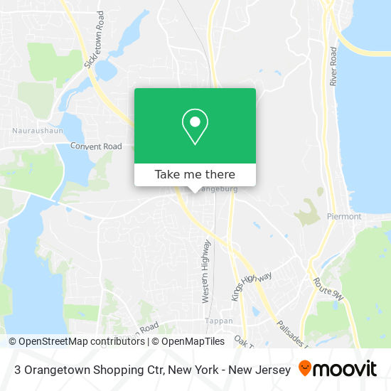 Mapa de 3 Orangetown Shopping Ctr