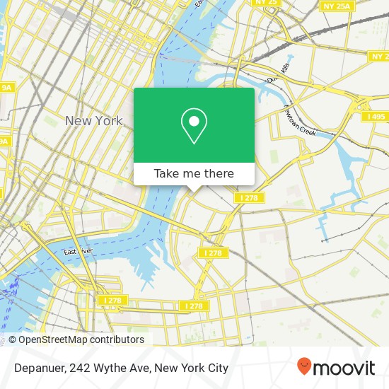 Depanuer, 242 Wythe Ave map