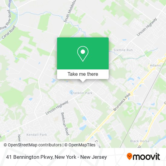 Mapa de 41 Bennington Pkwy