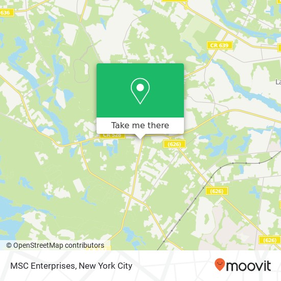 MSC Enterprises, 22 S Hope Chapel Rd map