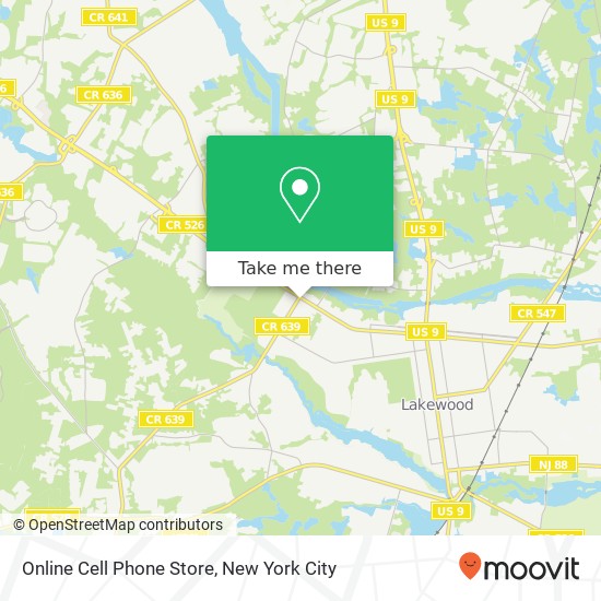 Mapa de Online Cell Phone Store, 1 Malka Way