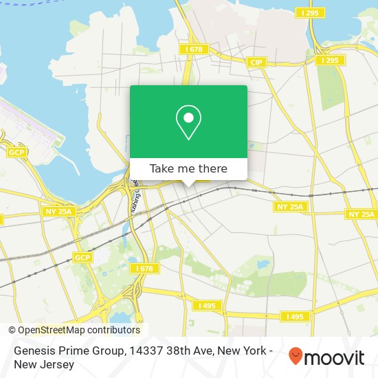 Mapa de Genesis Prime Group, 14337 38th Ave