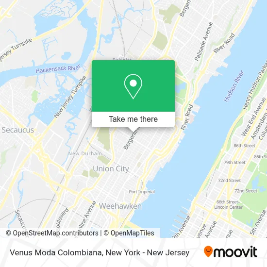 Venus Moda Colombiana map