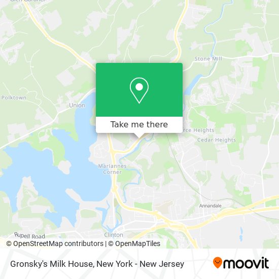 Gronsky's Milk House map