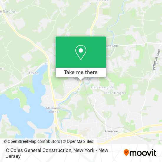 Mapa de C Coles General Construction