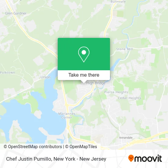 Chef Justin Pumillo map