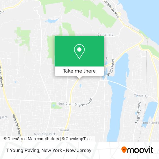 Mapa de T Young Paving