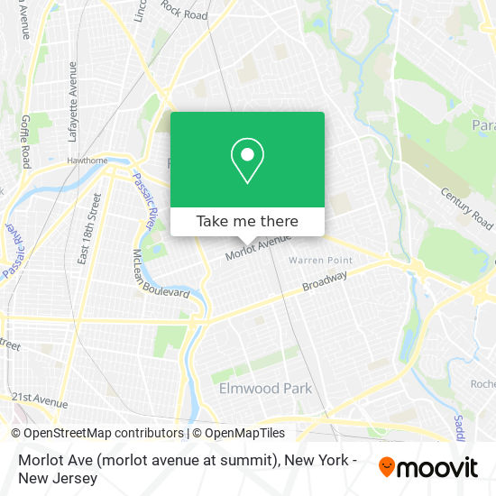 Morlot Ave (morlot avenue at summit) map