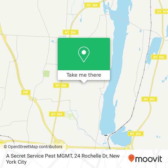 Mapa de A Secret Service Pest MGMT, 24 Rochelle Dr