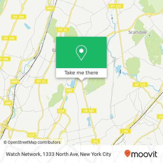 Mapa de Watch Network, 1333 North Ave