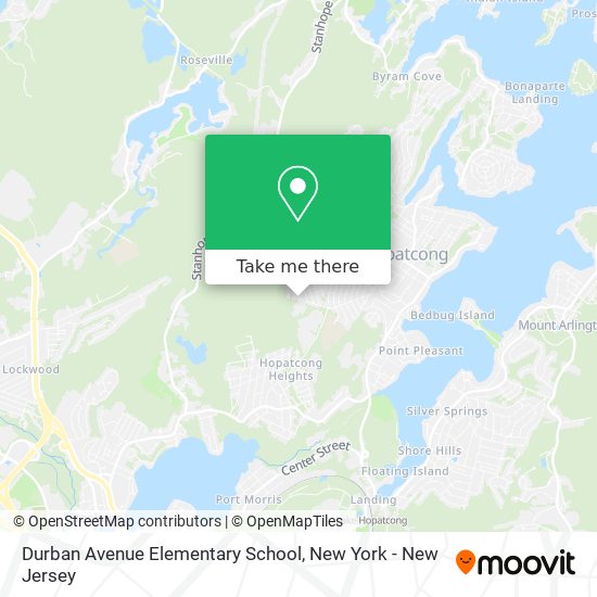Mapa de Durban Avenue Elementary School