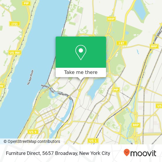 Furniture Direct, 5657 Broadway map