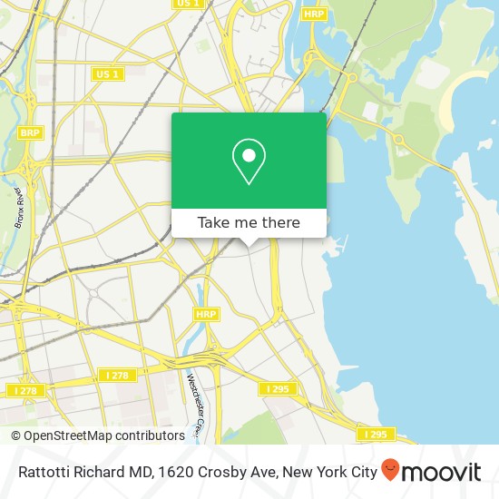 Mapa de Rattotti Richard MD, 1620 Crosby Ave