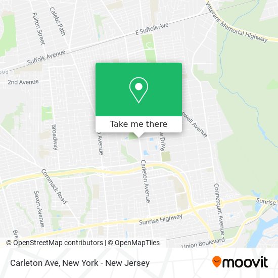 Mapa de Carleton Ave