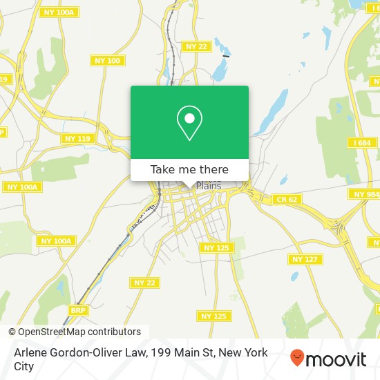 Mapa de Arlene Gordon-Oliver Law, 199 Main St