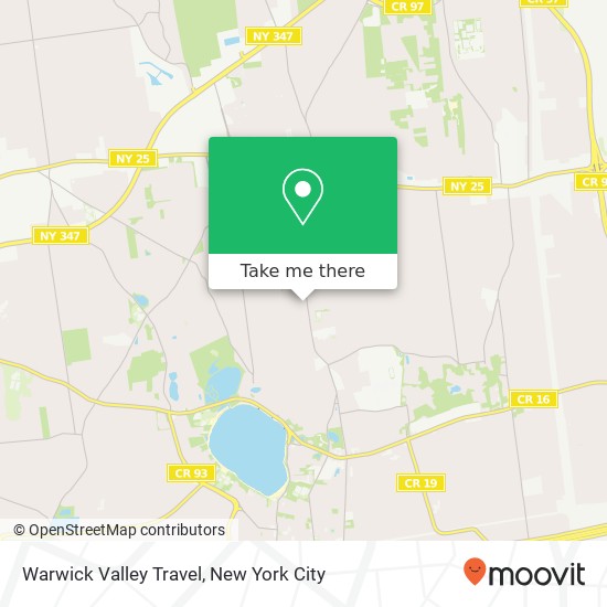 Warwick Valley Travel map