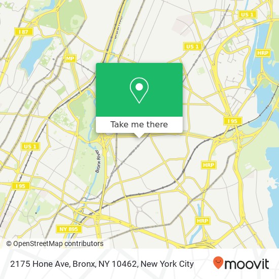 2175 Hone Ave, Bronx, NY 10462 map