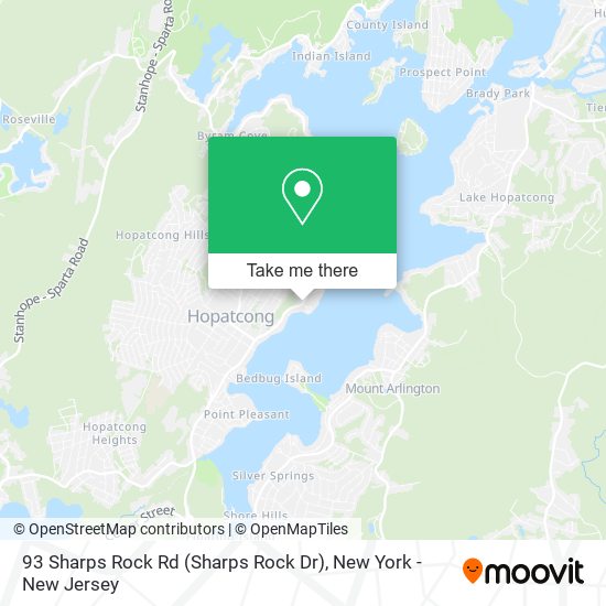 Mapa de 93 Sharps Rock Rd (Sharps Rock Dr)