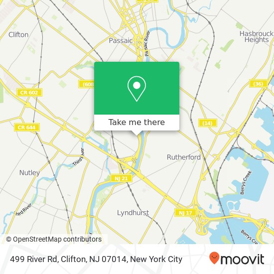 499 River Rd, Clifton, NJ 07014 map