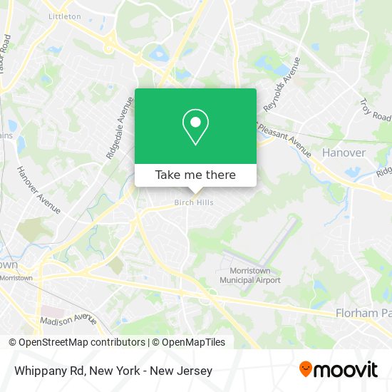Mapa de Whippany Rd
