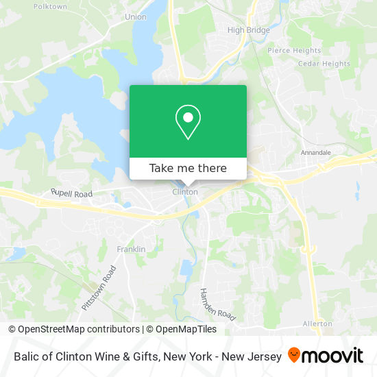 Balic of Clinton Wine & Gifts map