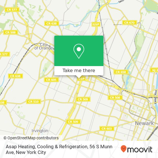 Asap Heating, Cooling & Refrigeration, 56 S Munn Ave map