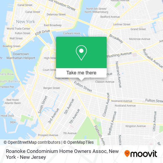 Roanoke Condominium Home Owners Assoc map