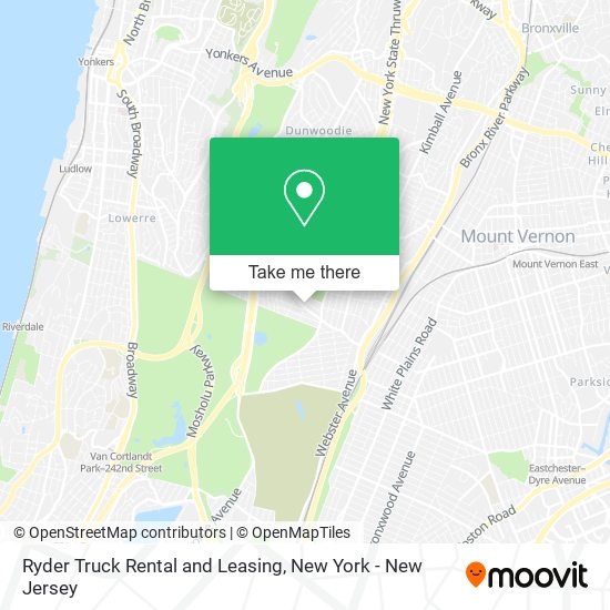 Ryder Truck Rental and Leasing map