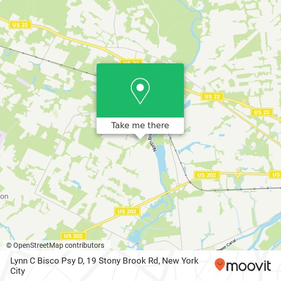 Mapa de Lynn C Bisco Psy D, 19 Stony Brook Rd