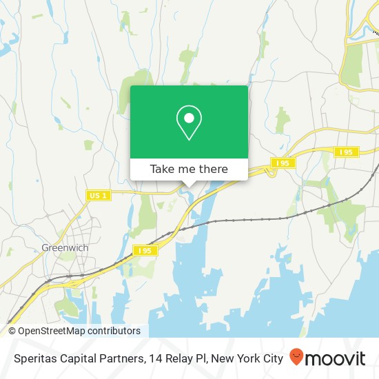 Mapa de Speritas Capital Partners, 14 Relay Pl