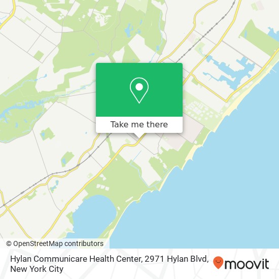 Mapa de Hylan Communicare Health Center, 2971 Hylan Blvd